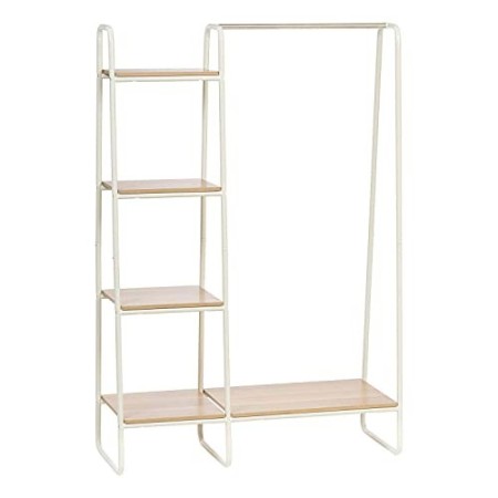 Iris Ohyama - Iris Ohyama - Guardaroba / Appendiabiti con ripiano basso in legno MDF e metallo - Garment Rack PI-B3 - quercia ch