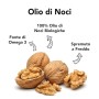 CiboCrudo Olio di Noci Bio, Alimentare, Spremuto a Freddo per Mantenere le Naturali Proprietà, Non raffinato, da Usare a Crudo 