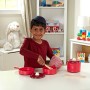 Melissa & Doug- Set di Accessori per Cucina in Legno, Colore Rosso, 2610