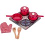 Melissa & Doug- Set di Accessori per Cucina in Legno, Colore Rosso, 2610