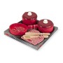 Melissa & Doug- Set di Accessori per Cucina in Legno, Colore Rosso, 2610