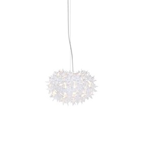 Kartell Bloom S2 Lampada a Sospensione, Confezione da 1 Pezzo, Bianco