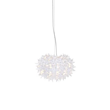 Kartell Bloom S2 Lampada a Sospensione, Confezione da 1 Pezzo, Bianco