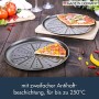 CHG 9776-46 Teglia per Pizza, 2 Pezzi, Diametro Ca. 28 Cm, in Nuova qualità Professionale, Resistente al Calore Fino A 250 Grad