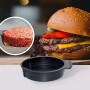 Levivo Pressa per Hamburger, 3 pz., Piastra di Pressatura, Estrazione, Contenitore Principale 50 Fogli Antiaderenti, per Prepara