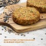Levivo Pressa per Hamburger, 3 pz., Piastra di Pressatura, Estrazione, Contenitore Principale 50 Fogli Antiaderenti, per Prepara