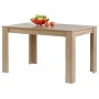 BAKAJI Tavolo Sala da Pranzo Cucina Forma Rettangolare Design Moderno in Legno MDF Finitura in Melammina Dimensione 120 x 80 x 7