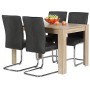 BAKAJI Tavolo Sala da Pranzo Cucina Forma Rettangolare Design Moderno in Legno MDF Finitura in Melammina Dimensione 120 x 80 x 7