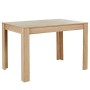 BAKAJI Tavolo Sala da Pranzo Cucina Forma Rettangolare Design Moderno in Legno MDF Finitura in Melammina Dimensione 120 x 80 x 7