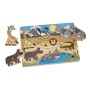 Melissa & Doug- Safari Puzzle in Legno, Multicolore, 19054