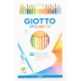 Giotto Stilnovo pastelli colorati in astuccio 36 colori
