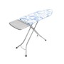Brabantia 101229 PerfectFlow Asse da Stiro, Acciaio Inossidabile, Blu (Bubbles), 124 x 45 cm