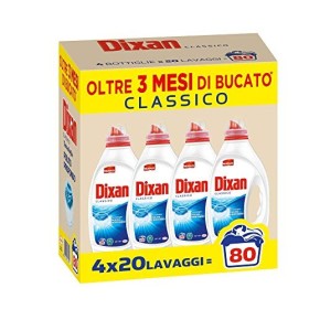 Dixan Classico Detersivo Liquido Lavatrice, Tecnologia Pulito Profondo, 80 Lavaggi