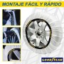Goodyear GOD8011 Catene da Neve Tessile Ultra Grip, M, Set di 2, Bianco
