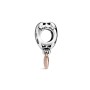 Pandora - Ciondolo a forma di cuore, 1,68 cm, multicolore
