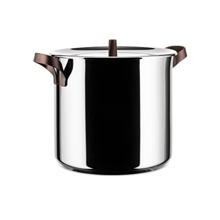 Alessi Edo Pentola, Manici in Acciaio Inossidabile 18/10 con Rivestimento in PVD, Marrone