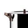 Alessi Edo Pentola, Manici in Acciaio Inossidabile 18/10 con Rivestimento in PVD, Marrone