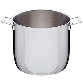 A di Alessi AJM100/24 Pots&Pans Pentola in Acciaio Inossidabile 18/10 Lucido
