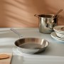 Alessi Pots&Pans Padella a Manico Lungo, Acciaio Inossidabile, Argento, 20 cm