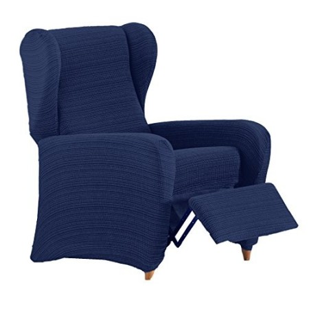 Eysa Aquiles Copripoltrona Elastico Relax, Poliestere-Cotone, Blu, 37x29x5 cm