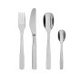 Alessi KnifeForkSpoon AJM22S24M Servizio Completo di Posate di Design, 24 Pezzi in Acciaio Inox