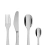 Alessi KnifeForkSpoon AJM22S24M Servizio Completo di Posate di Design, 24 Pezzi in Acciaio Inox