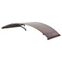 GARDEN FRIEND P1327023 Pensilina Alluminio Arco, 90x140, Marrone, 90x140x5 cm