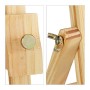 Relaxdays Cavalletto per Espositore Quadri, Cavalletto da Pittore, Supporto Tela, da Tavolo Richiudibile, 37 cm, Legno