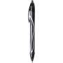 BIC Penne Nere Gel, Gel-ocity Quick Dry, Punta Media (0.7 mm), Confezione da 12 Penne, Fornitura per Cancelleria Scuola e Uffici