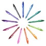 BIC Penne Nere Gel, Gel-ocity Quick Dry, Punta Media (0.7 mm), Confezione da 12 Penne, Fornitura per Cancelleria Scuola e Uffici