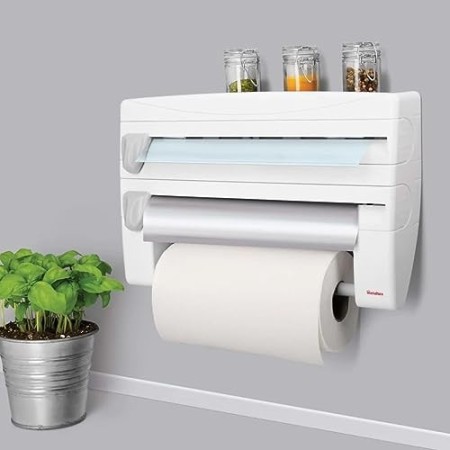 Metaltex Roll 'n Roll - Portarotolo 4 in 1