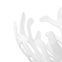 Alessi ESI01/25 W Mediterraneo Fruttiera, Acciaio Colorato con Resina Epossidica, Bianco