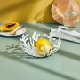 Alessi ESI01/25 W Mediterraneo Fruttiera, Acciaio Colorato con Resina Epossidica, Bianco