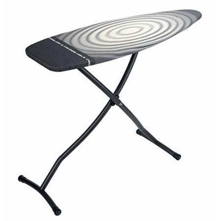 Brabantia Premium Comfort Asse da Stiro con Poggiaferro Termoresistente Integrato, senza Appendiabiti, 135 x 45 cm, Titan Oval, 
