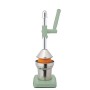 Kitchen Craft Living Nostalgia-Spremiagrumi Manuale con Braccio a Leva, Colore: Salvia Inglese, Alluminio, 26 x 13 x 41.5 cm