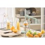 Kitchen Craft Living Nostalgia-Spremiagrumi Manuale con Braccio a Leva, Colore: Salvia Inglese, Alluminio, 26 x 13 x 41.5 cm