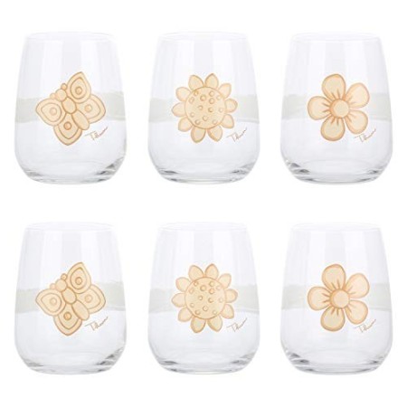 THUN® - Set 6 Bicchieri - Accessori Cucina - Vetro - Accessori Casa - Linea Elegance