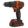 BLACK+DECKER BDCHD18K-QW Trapano/Avvitatore con Percussione, 18 W, 18 V, 1 Batteria