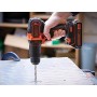 BLACK+DECKER BDCHD18K-QW Trapano/Avvitatore con Percussione, 18 W, 18 V, 1 Batteria