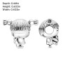 Pandora Donna argento Bead Charm 798016EN160