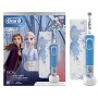 Oral-B Kids Spazzolino Elettrico Ricaricabile, 1 Manico con Personaggi Disney Frozen 2, 1 Custodia da Viaggio, dai 3 Anni in Su