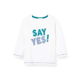 United Colors of Benetton 3I1XMM268 Maglietta a Manica Lunga, Bianco (Bianco 101), 68 Bimbo