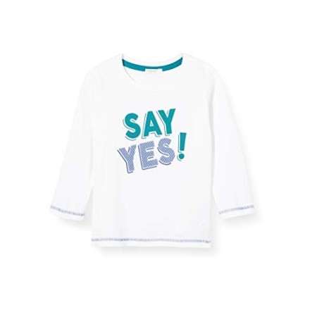 United Colors of Benetton 3I1XMM268 Maglietta a Manica Lunga, Bianco (Bianco 101), 68 Bimbo