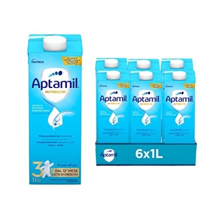 Aptamil 3 Liquido - 6 Bottiglie x 1000 ml