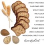 PANE BAULETTO ai CEREALI PROTEICO LINE@, alto contenuto di proteine, low carb, ipocalorico, senza zuccheri, per la FASE 1 della 
