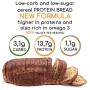 PANE BAULETTO ai CEREALI PROTEICO LINE@, alto contenuto di proteine, low carb, ipocalorico, senza zuccheri, per la FASE 1 della 