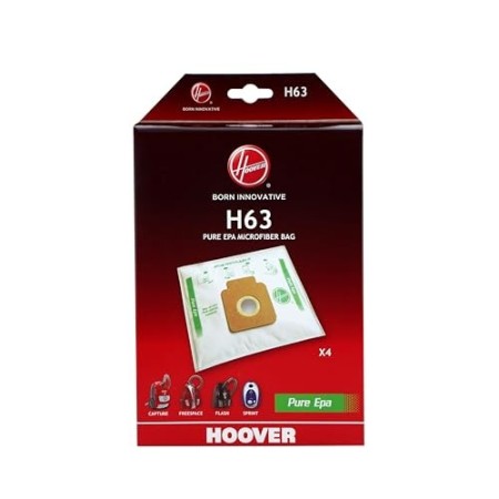 H63- Hoover Sacchetto per aspirapolvere Pure-Epa