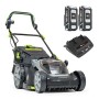 Murray IQ18WM37 Rasaerba a Batteria agli Ioni di Litio, Larghezza Taglio 37 cm, Incluso 2 Batterie da 2.5Ah e Doppio Caricabatte