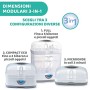 Chicco SterilNatural Sterilizzatore 3 in 1, Fino a 6 Biberon, Bianco