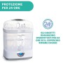 Chicco SterilNatural Sterilizzatore 3 in 1, Fino a 6 Biberon, Bianco